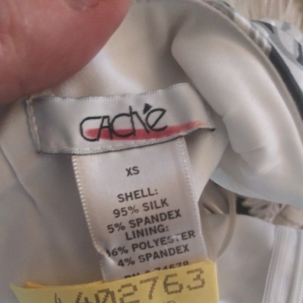 Cache silk strapless top - Picture 3 of 9